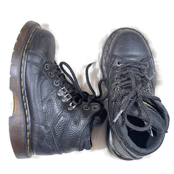 Dr. Martens Industrial Vintage Leather Work Boots - Picture 2 of 14
